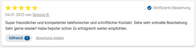 Verifizierte Bewertung zu Lastenrad Versicherung